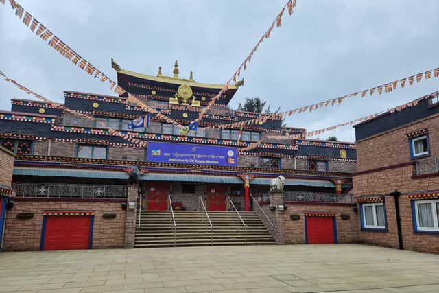 The main temple building at Samye Ling today