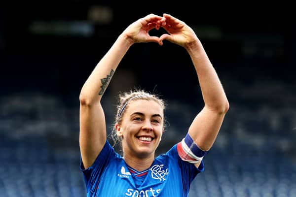 Rangers Captain Nicola Docherty. Cr. SNS Group.