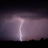 The Met Office has issued a yellow thunderstorm warning for northern and eastern areas of mainland Scotland from 11am to 10pm on Monday