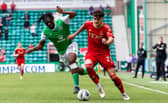 Aberdeen and Hibs both begin their 2024/2025 seasons in the Premier Sports Cup group stages. Cr. SNS Group.