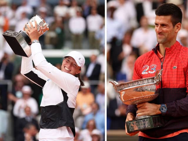Iga Świątek and Novak Djokovic are defending champions at this year's French Open.