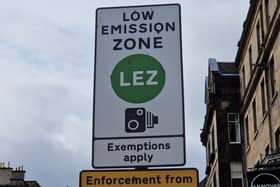 The low emission zone comes into force in Edinburgh on Saturday, June 1