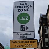 The low emission zone comes into force in Edinburgh on Saturday, June 1