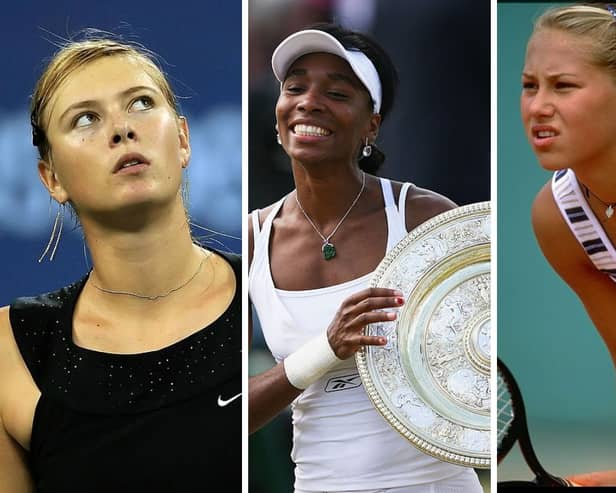 Tennis players are some of the wealthiest women in sport.