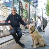Former City of Edinburgh Council transport convenor Professor David Begg with his dog Buster. (Photo by Lisa Ferguson/The Scotsman)