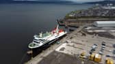 Glen Sannox being completed at the Inchgreen dock in Greenock in April. (Photo by John Devlin/The Scotsman)