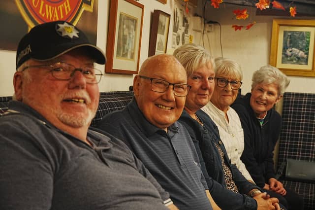 Sitting in Sulwath Brewers in Castle Douglas with locals and visitors to the town