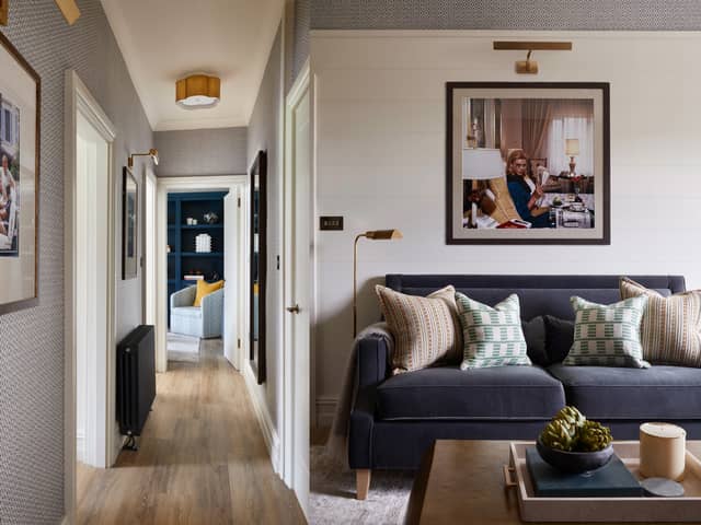 The living area of a Bernards Interiors' St Andrews makeover.
