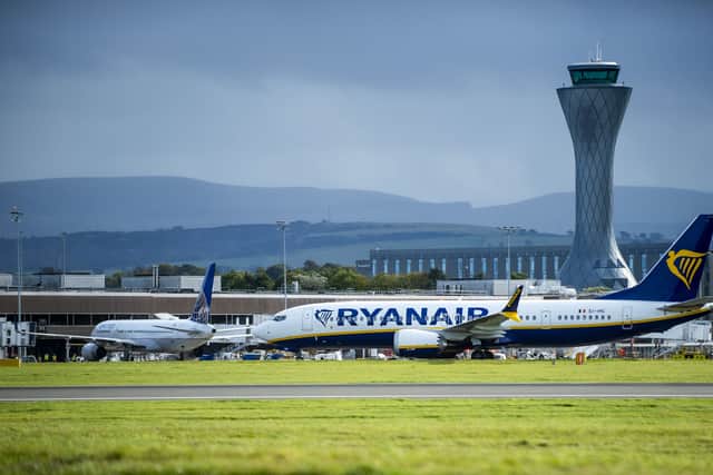 Edinburgh Airport said it had recovered from the Covid pandemic more quickly than expected. (Photo by Lisa Fergsuon/The Scotsman)