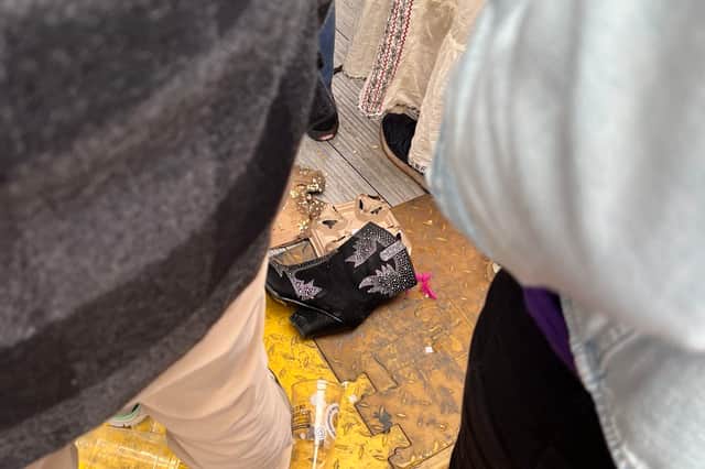 Someone lost their boot at Taylor Swift's Edinburgh show. 