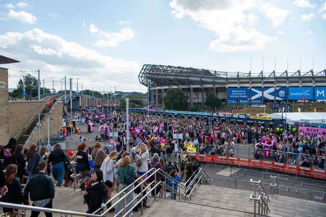 A total of nearly 220,000 fans are expected to have attended the three concerts at Murrayfield. (Photo by Lisa Ferguson/The Scotsman)