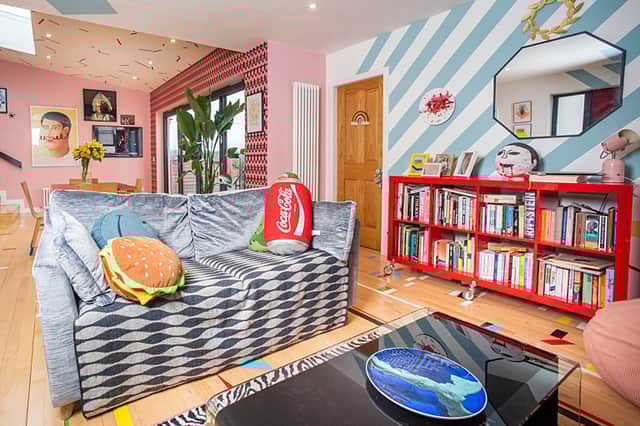 The bungalow is described as having a unique personal style 