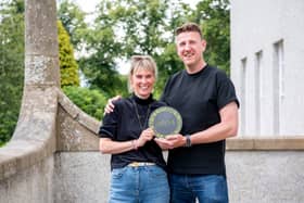 Anna McClelland & partner Harry Kinloch whose home won SHOTY 2024
