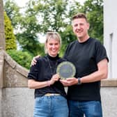 Anna McClelland & partner Harry Kinloch whose home won SHOTY 2024
