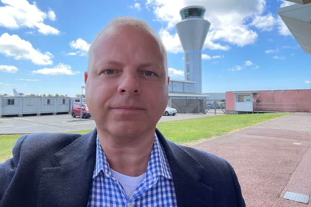 Jonathan Hinkles was Loganair chief executive for eight years until January. (Photo by contributed)