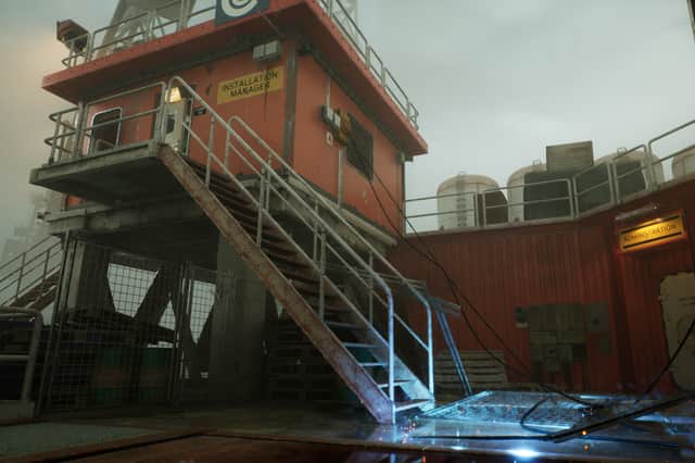 Real oil rigs such as Ninian Central, Beryl Alpha and various Brent platforms inspired Still Wakes The Deep's fictional Beira D.