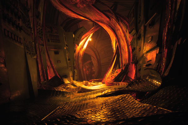 A screenshot of some of the horror in Still Wakes the Deep. 