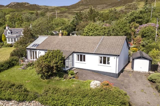 Mullagrach House, on the mainland, is included in the sale