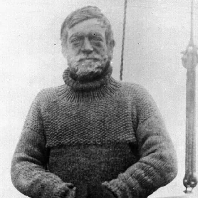 Polar Explorer, Sir Ernest Shackelton, who made his final voyage on Quest.