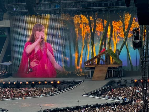 What view you get at a Taylor Seift Eras Tour concert you get depends on what type of ticket you have - and what you do when you get there.