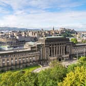 Another government office, St. Andrew's House sits to the east of Princes Street. One of Scotland's most interesting buildings, there are many Art Deco influences in its monolithic, symmetrical facade and it is noted for being sensitively designed.  