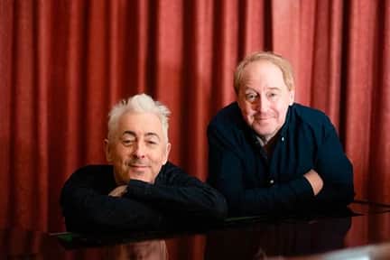 Alan Cumming and Forbes Masson are reuniting to launch a stage musical version of their BBC airline sitcom The High Life.