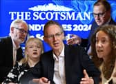 IAM RoadSmart policy adviser Neil Greig, Edinburgh Chamber of Commerce director of policy Jo Davidson, The Scotsman transport correspondent Alastair Dalton, City of Edinburgh Council transport and environment convener Scott Arthur, and Living Streets Edinburgh volunteer Rachael Revesz at The Scotsman's Low Emission Zone Roundtable at The Scotsman Hotel in Edinburgh.