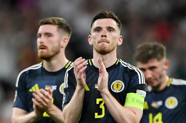 Andy Robertson and Scotland take on Switzerland in Cologne in their second Group A match.