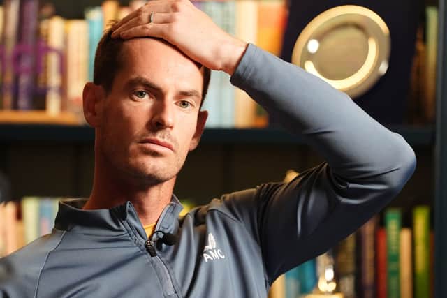 Andy Murray was left in pain by a back injury at Queen's.