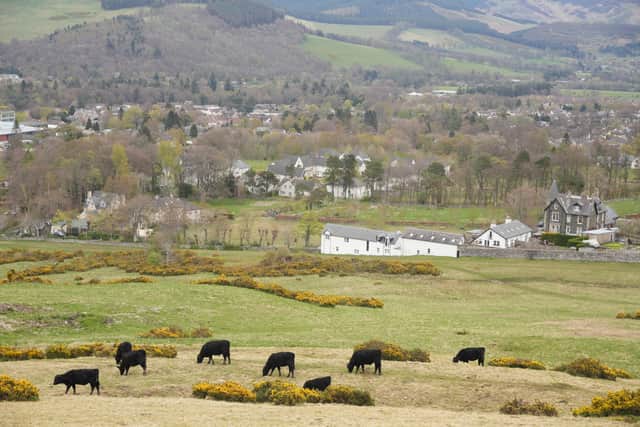 Neidpath Farms in the Scottish Borders, near Peebles 