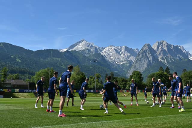 Scotland have based themselves in the Alpine town of Garmisch-Partenkirchen.