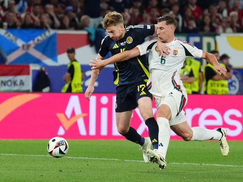 Stuart Armstrong had a reasonable claim for a penalty when brought down by Willi Orban but the referee was unmoved. Lawrence Shankland improved striking output. Ryan Christie, Kenny McLean and Lewis Morgan all came on as the game became stretched and ragged as both teams chased a winner.