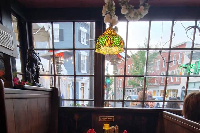 In Martin's Tavern, you can enjoy stunning food and visit the booth where John F. Kennedy proposed to his wife Jackie Kennedy.