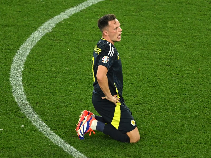 A sub in all three matches, Hearts' talisman did improve the attack against Hungary as Scotland hunted down a winner. His lack of minutes - 25 across the whole tournament - vexed a number of Scotland supporters given he scored 31 goals last season. 3