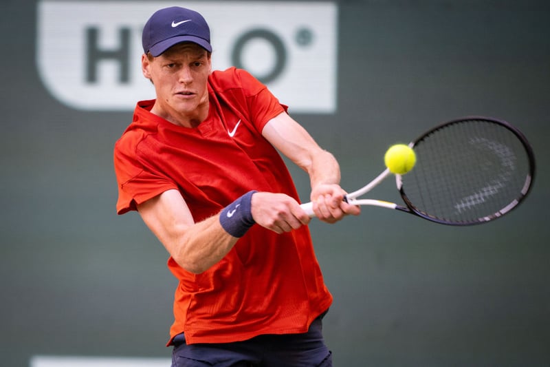 The current world number one, Italy's Jannik Sinner, is the 13/8 favourite to win this year's Wimbledon title. He's already won a Grand Slam - this year's Australian Open - and another 13 singles titles, including two Masters 1000 titles. He reached the semi-finals in last year's championships - his best performance to date.