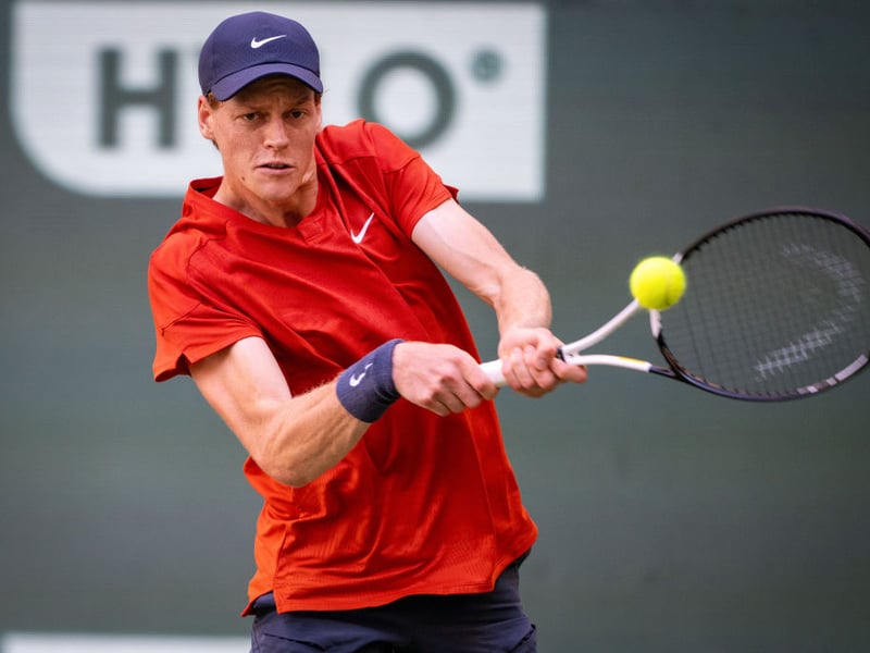 The current world number one, Italy's Jannik Sinner, is the 13/8 favourite to win this year's Wimbledon title. He's already won a Grand Slam - this year's Australian Open - and another 13 singles titles, including two Masters 1000 titles. He reached the semi-finals in last year's championships - his best performance to date.