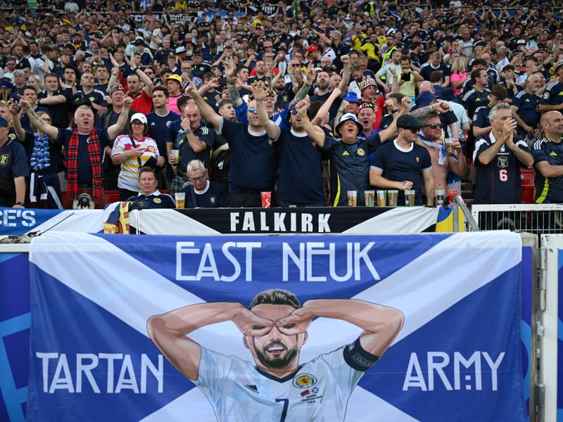 Getting behind the team in Stuttgart.