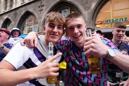 These two young lads definitely enjoyed their first major tournament on foreign soil.