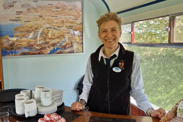 Observation car steward Tamara Butko described the line as "paradise". (Photo by The Scotsman)