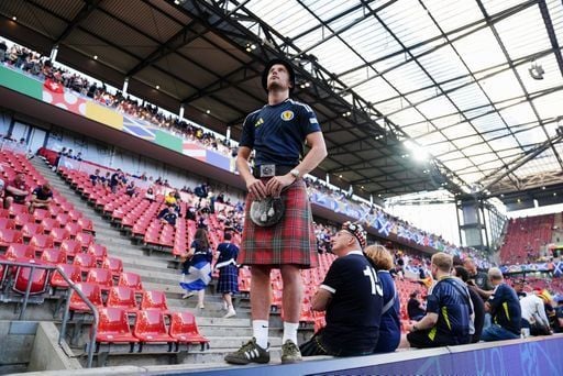 This Scotland fan looked brilliant ahead of the UEFA Euro 2024 game against Switzerland.