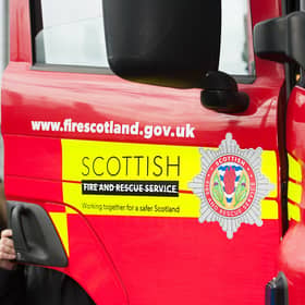 Seven Scottish Fire and Rescue Service vehicles have attended the incident. Picture: John Devlin
