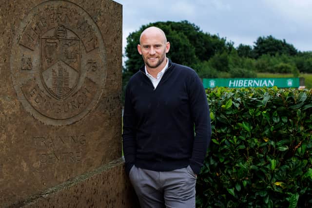 David Gray penned a three-year contract to become Hibs head coach earlier this month.
