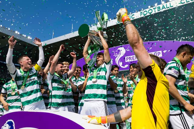 Celtic won the Premiership title last season.