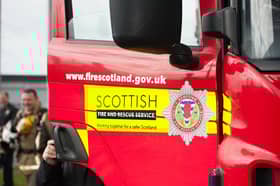 The fire occurred in the Borders