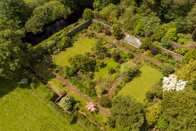 The stunning walled garden