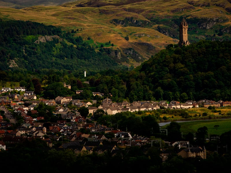 The Stirling Council area, including the city, has a median house price of £205,000 alongside the Highlands.