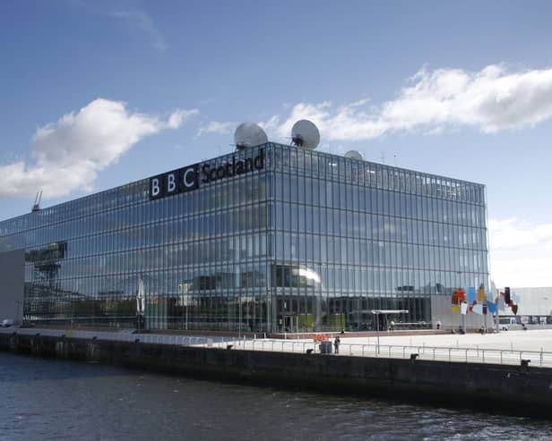 The BBC Scotland headquarters at Pacific Quay in Glasgow. Picture: BBC