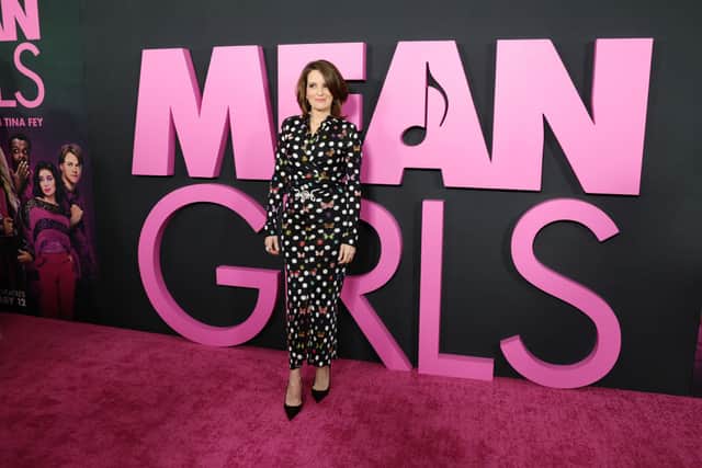 Tina Fey attends the premiere of the new musical film version of Mean Girls.
