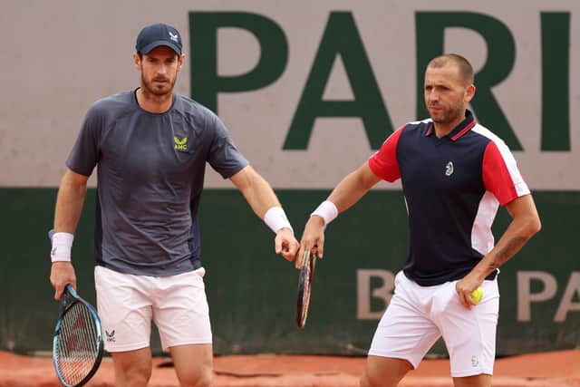 Murray and Dan Evans will play together at the Olympics.