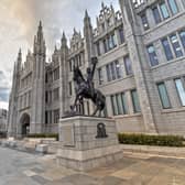 Marischal College in Aberdeen, previously a university building but now the city council’s HQ